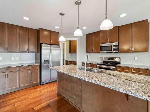 12231 170 Avenue, Edmonton, AB - Indoor Photo Showing Kitchen With Double Sink