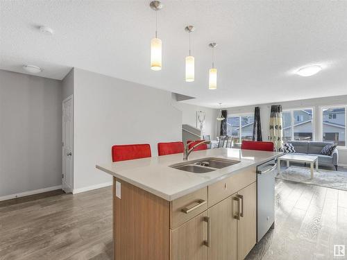 2320 68 Street Sw, Edmonton, AB - Indoor Photo Showing Kitchen With Double Sink