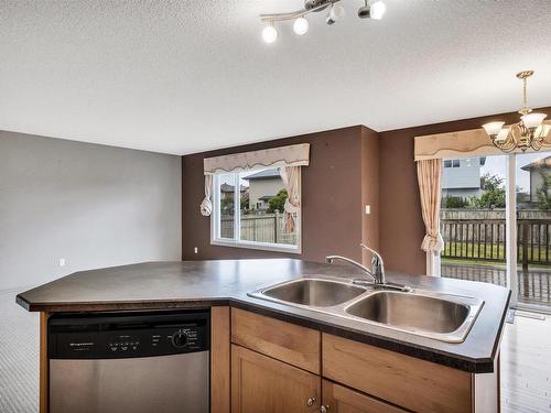 548 Leger Way, Edmonton, AB - Indoor Photo Showing Kitchen With Double Sink