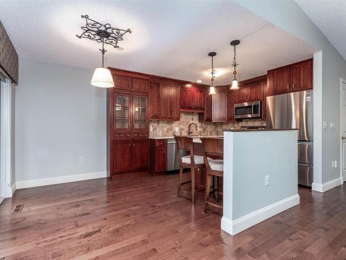 Edmonton, AB - Indoor Photo Showing Kitchen With Upgraded Kitchen