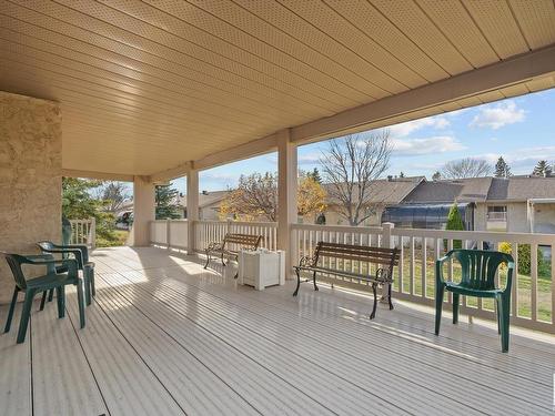 219 Knottwood Road Nw, Edmonton, AB - Outdoor With Deck Patio Veranda With Exterior