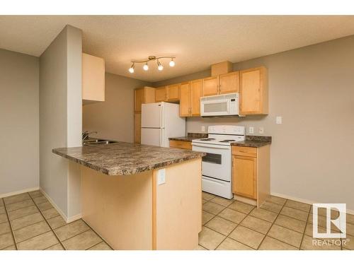 220 2098 Blackmud Creek Drive, Edmonton, AB - Indoor Photo Showing Kitchen