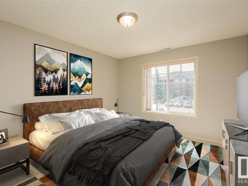 220 2098 Blackmud Creek Drive, Edmonton, AB - Indoor Photo Showing Bedroom