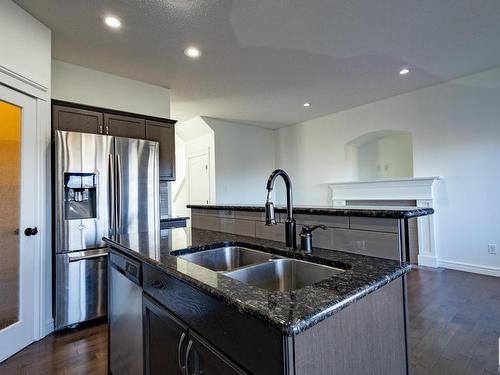 16808 40 Street, Edmonton, AB - Indoor Photo Showing Kitchen With Double Sink