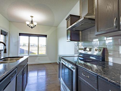 16808 40 Street, Edmonton, AB - Indoor Photo Showing Kitchen With Double Sink