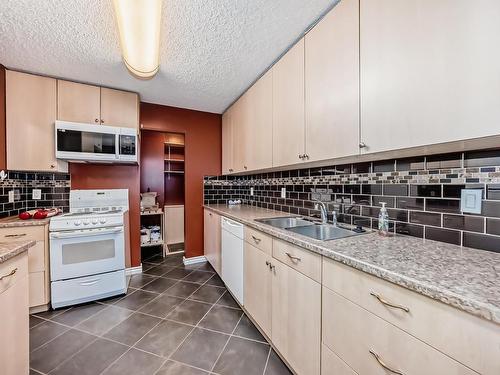 28 3111 142 Avenue, Edmonton, AB - Indoor Photo Showing Kitchen With Double Sink