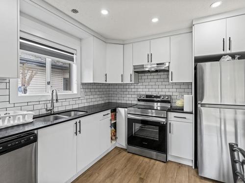 1508 48 Street, Edmonton, AB - Indoor Photo Showing Kitchen With Double Sink With Upgraded Kitchen