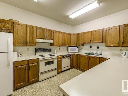 17314 Callingwood Road, Edmonton, AB - Indoor Photo Showing Kitchen With Double Sink