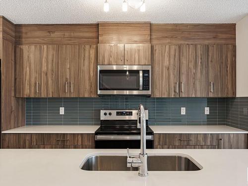 20115 26 Avenue, Edmonton, AB - Indoor Photo Showing Kitchen With Double Sink With Upgraded Kitchen