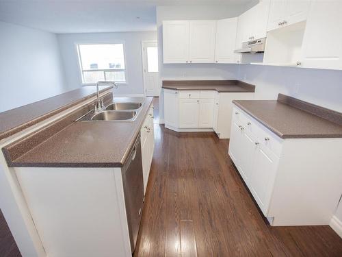 14015 156 Avenue, Edmonton, AB - Indoor Photo Showing Kitchen With Double Sink