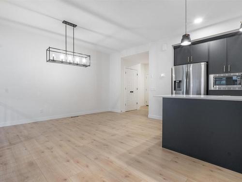 Edmonton, AB - Indoor Photo Showing Kitchen With Upgraded Kitchen