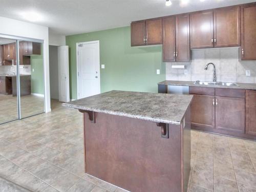 411 1204 156 Street, Edmonton, AB - Indoor Photo Showing Kitchen With Double Sink