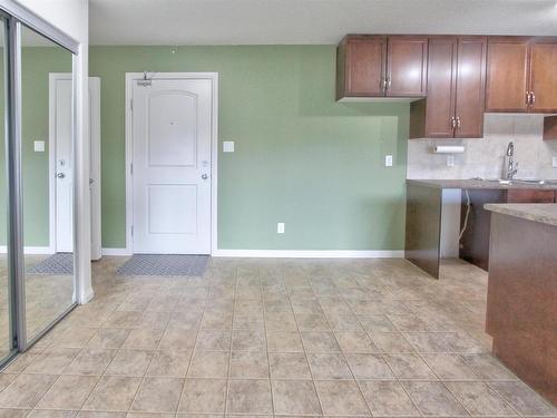 411 1204 156 Street, Edmonton, AB - Indoor Photo Showing Kitchen With Double Sink