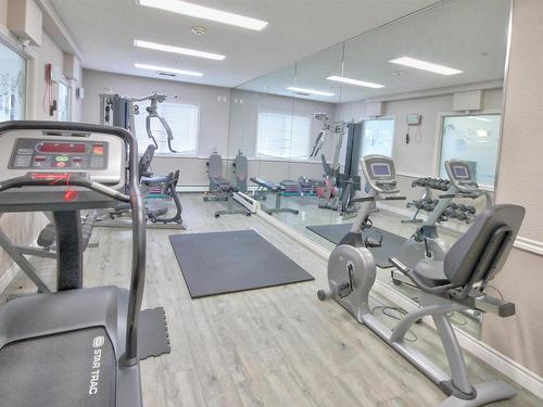 411 1204 156 Street, Edmonton, AB - Indoor Photo Showing Gym Room