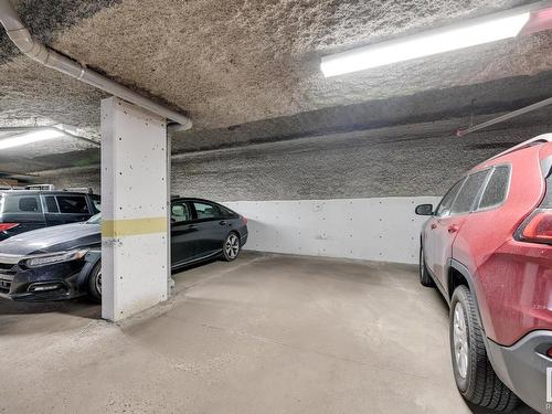 202 10809 Saskatchewan Drive, Edmonton, AB - Indoor Photo Showing Garage