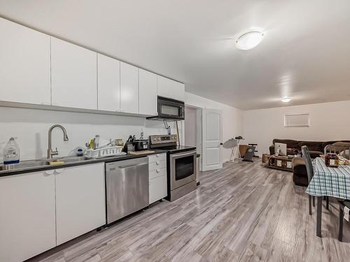 12835 122 Street, Edmonton, AB - Indoor Photo Showing Kitchen With Double Sink