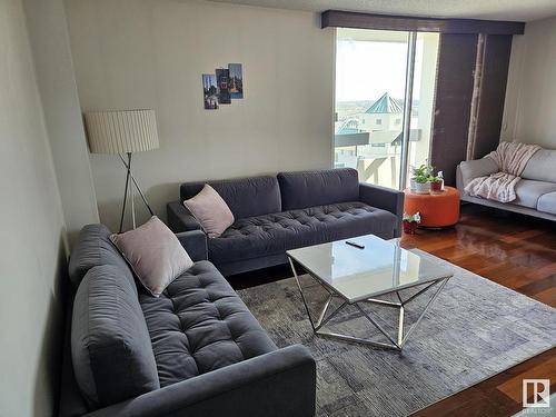 1403 10883 Saskatchewan Drive, Edmonton, AB - Indoor Photo Showing Living Room