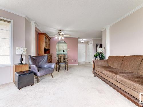 316 17151 94A Avenue, Edmonton, AB - Indoor Photo Showing Living Room