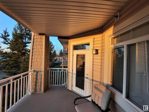 114 511 Queen Street, Spruce Grove, AB - Outdoor With Deck Patio Veranda With Exterior