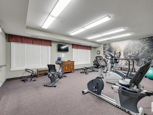 114 511 Queen Street, Spruce Grove, AB - Indoor Photo Showing Gym Room