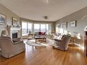 10 9734 111 Street, Edmonton, AB  - Indoor Photo Showing Living Room With Fireplace 