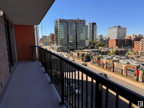 608 10145 109 Street, Edmonton, AB - Outdoor With Balcony