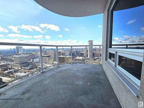 2505 10152 104 Street, Edmonton, AB - Outdoor With Balcony With View