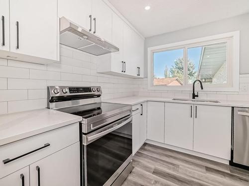 6048 37 Avenue Nw, Edmonton, AB - Indoor Photo Showing Kitchen With Upgraded Kitchen