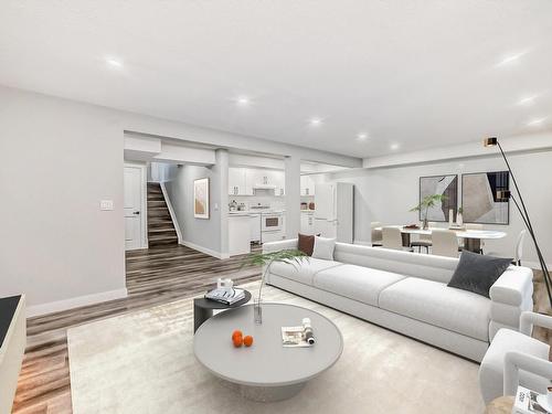 6048 37 Avenue Nw, Edmonton, AB - Indoor Photo Showing Living Room