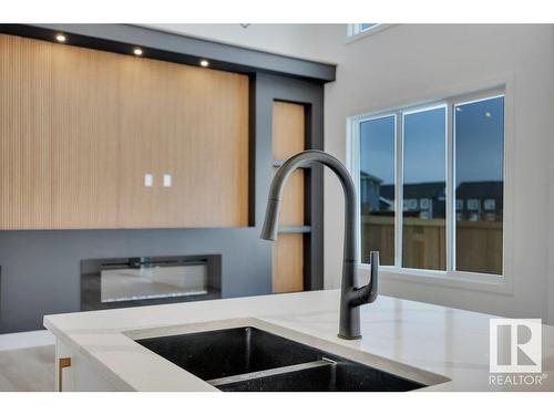 18 Sturtz Place, Leduc, AB - Indoor Photo Showing Kitchen With Double Sink