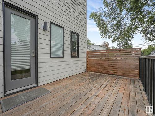 10530 136 Street, Edmonton, AB - Outdoor With Deck Patio Veranda With Exterior