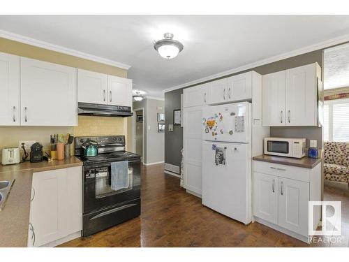 10415 62 Street, Edmonton, AB - Indoor Photo Showing Kitchen With Double Sink