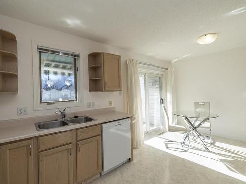 20 308 Jackson Road, Edmonton, AB - Indoor Photo Showing Kitchen With Double Sink