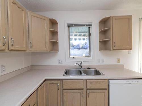 20 308 Jackson Road, Edmonton, AB - Indoor Photo Showing Kitchen With Double Sink