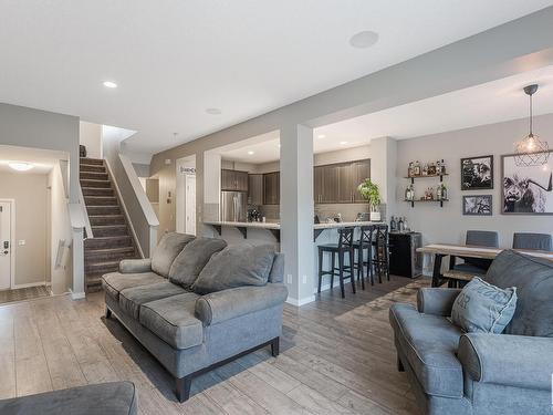 1239 Mcconachie Boulevard, Edmonton, AB - Indoor Photo Showing Living Room