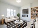 9339 221 Street, Edmonton, AB  - Indoor Photo Showing Living Room With Fireplace 