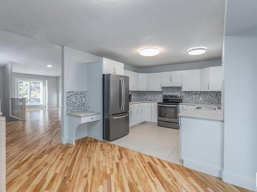 63 Alderwood Boulevard, St. Albert, AB - Indoor Photo Showing Kitchen