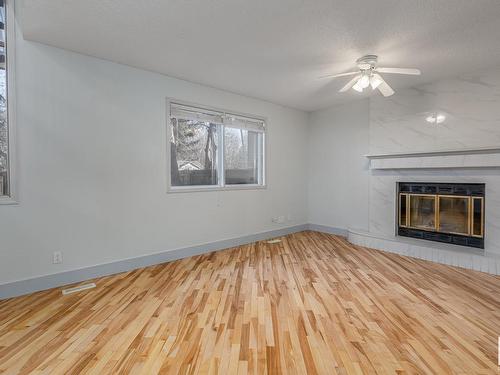 63 Alderwood Boulevard, St. Albert, AB - Indoor Photo Showing Other Room With Fireplace