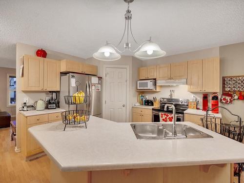 2920 25 Street, Edmonton, AB - Indoor Photo Showing Kitchen With Double Sink