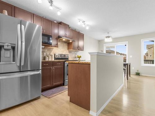 1512 27 Avenue, Edmonton, AB - Indoor Photo Showing Kitchen With Stainless Steel Kitchen