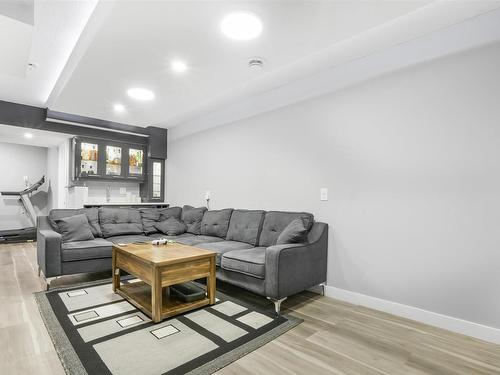 1512 27 Avenue, Edmonton, AB - Indoor Photo Showing Living Room