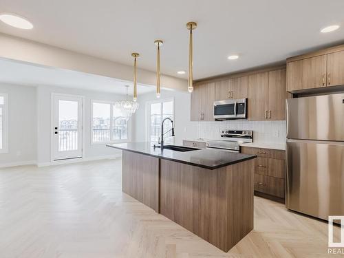 48 1010 Millbourne Road E, Edmonton, AB - Indoor Photo Showing Kitchen With Upgraded Kitchen