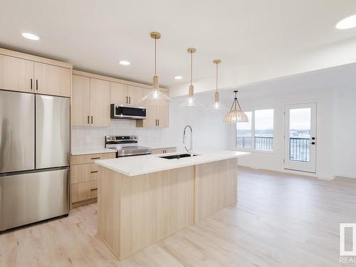 47 1010 Millbourne Road E, Edmonton, AB - Indoor Photo Showing Kitchen With Upgraded Kitchen