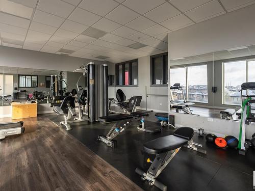 308 5151 Windermere Boulevard, Edmonton, AB - Indoor Photo Showing Gym Room