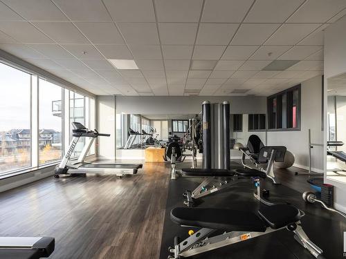 308 5151 Windermere Boulevard, Edmonton, AB - Indoor Photo Showing Gym Room