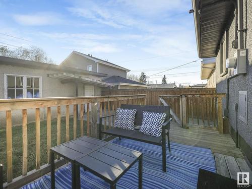 10543 128 Avenue, Edmonton, AB - Outdoor With Deck Patio Veranda With Exterior