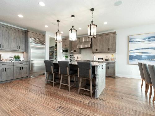 803 52328 Rge Road 233, Rural Strathcona County, AB - Indoor Photo Showing Kitchen With Upgraded Kitchen