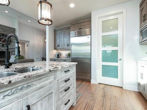 803 52328 Rge Road 233, Rural Strathcona County, AB - Indoor Photo Showing Kitchen With Double Sink With Upgraded Kitchen