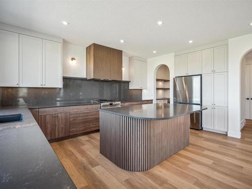 6 Coppice Hill Way, Ardrossan, AB - Indoor Photo Showing Kitchen With Double Sink