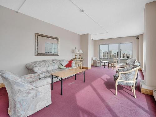 1204 9835 113 Street, Edmonton, AB - Indoor Photo Showing Living Room